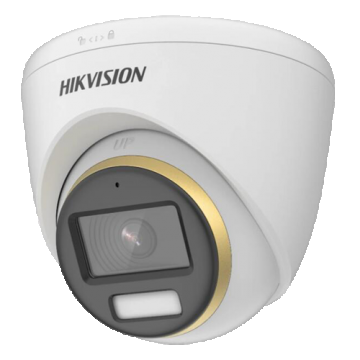Cameră de supraveghere ColorVu, Analogică 2 Megapixeli, Lentilă 2.8mm, Lumină Albă 40m, Microfon integrat - HIKVISION DS-2CE72DF3T-FS-2.8mm Cameră de supraveghere ColorVu, Analogică 2 Megapixeli, Lentilă 2.8mm, Lumină Albă 40m, Microfon integrat - HIKVISION DS-2CE72DF3T-FS-2.8mm