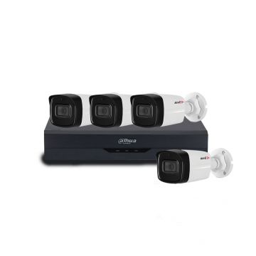 Sistem supraveghere exterior basic Acvil Pro ACV-B4EXT40-5M-V2, 4 camere, 5 MP, IR 40 m, 2.8 mm, PoS Sistem supraveghere exterior basic Acvil Pro ACV-B4EXT40-5M-V2, 4 camere, 5 MP, IR 40 m, 2.8 mm, PoS