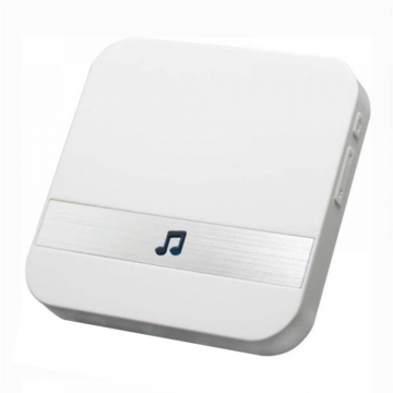 Sonerie Inteligentă Receptor de interior pentru Interfon Video WiFi, Atentionare sonora, 52 de melodii diferite, 4 nivele Volum, Alb